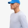 Casquette en coton bio - Bleu Pacifique