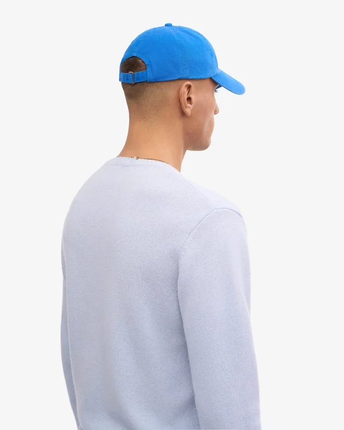 Casquette en coton bio - Bleu Pacifique