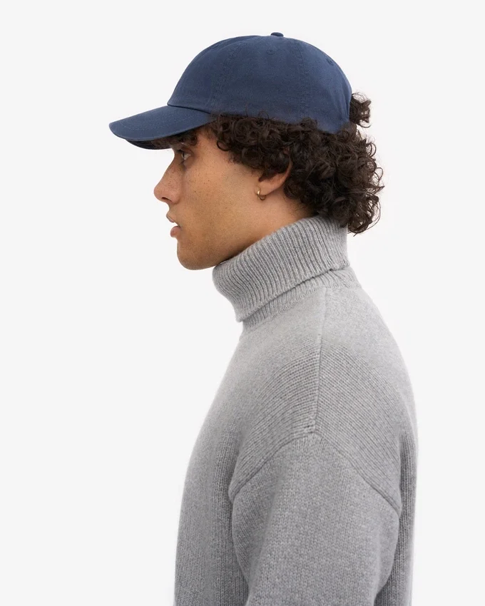 Casquette en coton bio - Bleu pétrole