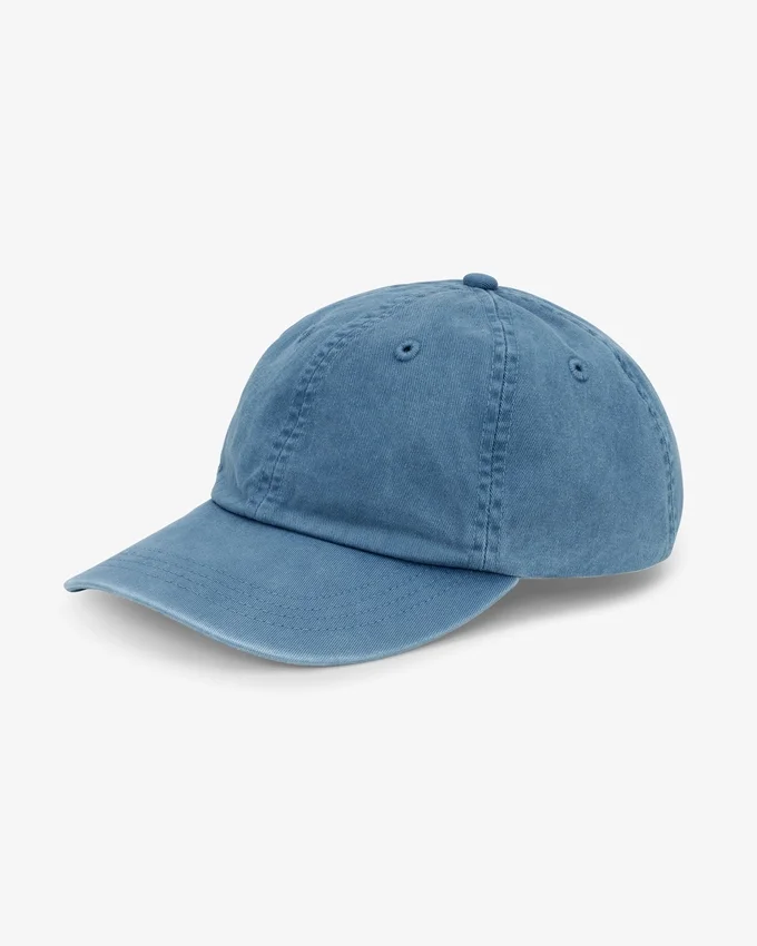 Casquette en coton bio - Indigo délavé