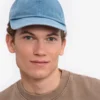 Casquette en coton bio - Indigo délavé