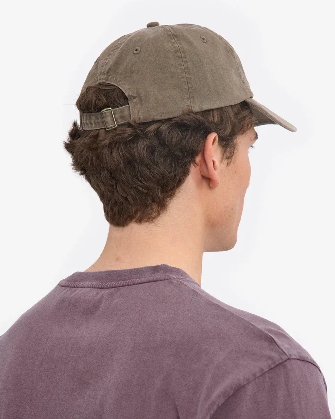Casquette en coton bio - Kaki délavé