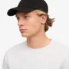 Casquette en coton bio - Noir intense