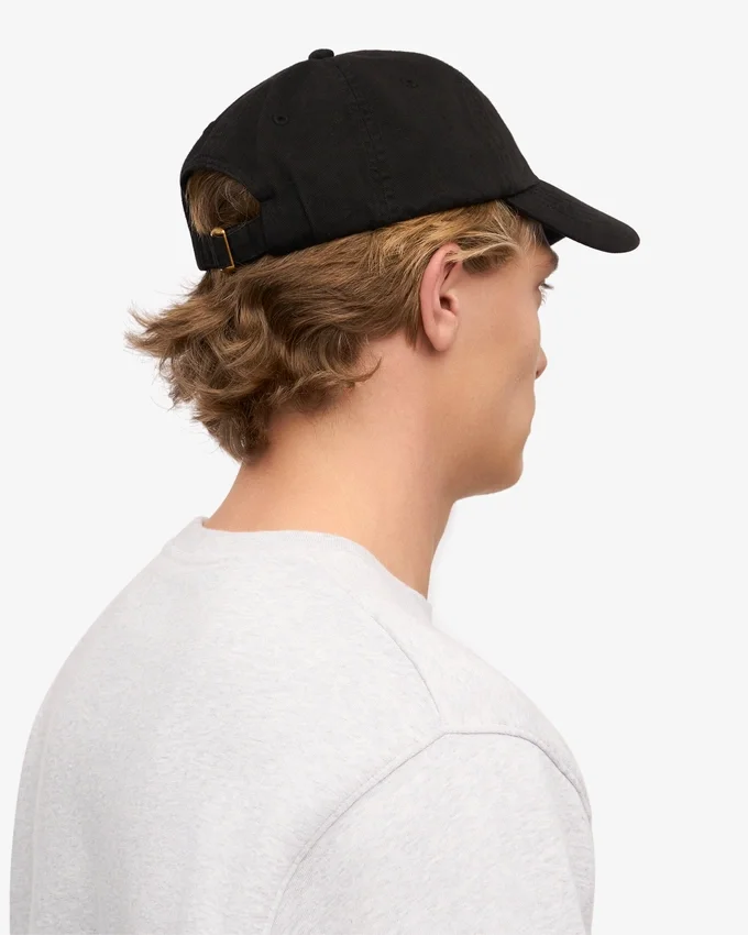Casquette en coton bio - Noir intense