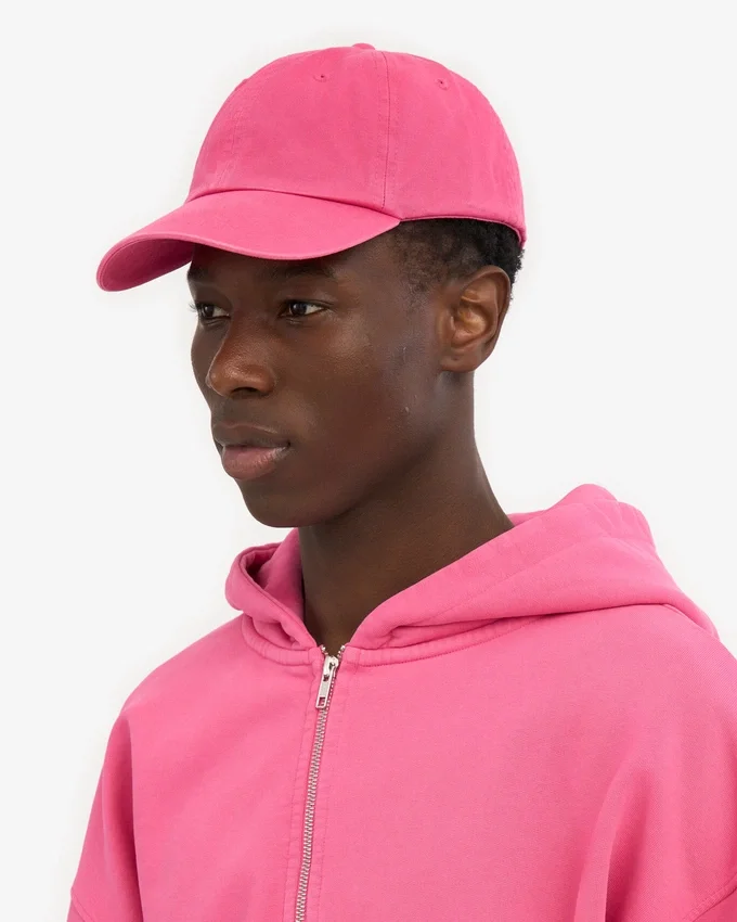Casquette en coton bio - Rose bubble-gum
