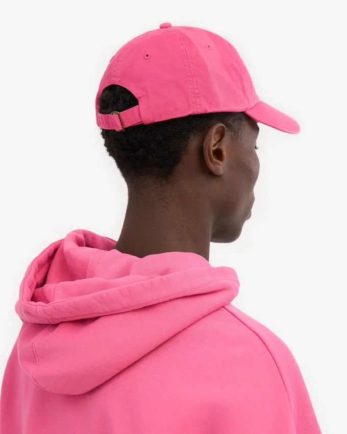 Casquette en coton bio - Rose bubble-gum