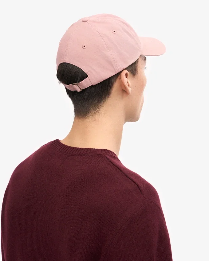 Casquette en coton bio - Rose délavé