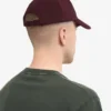 Casquette en coton bio - Rouge sang de bœuf