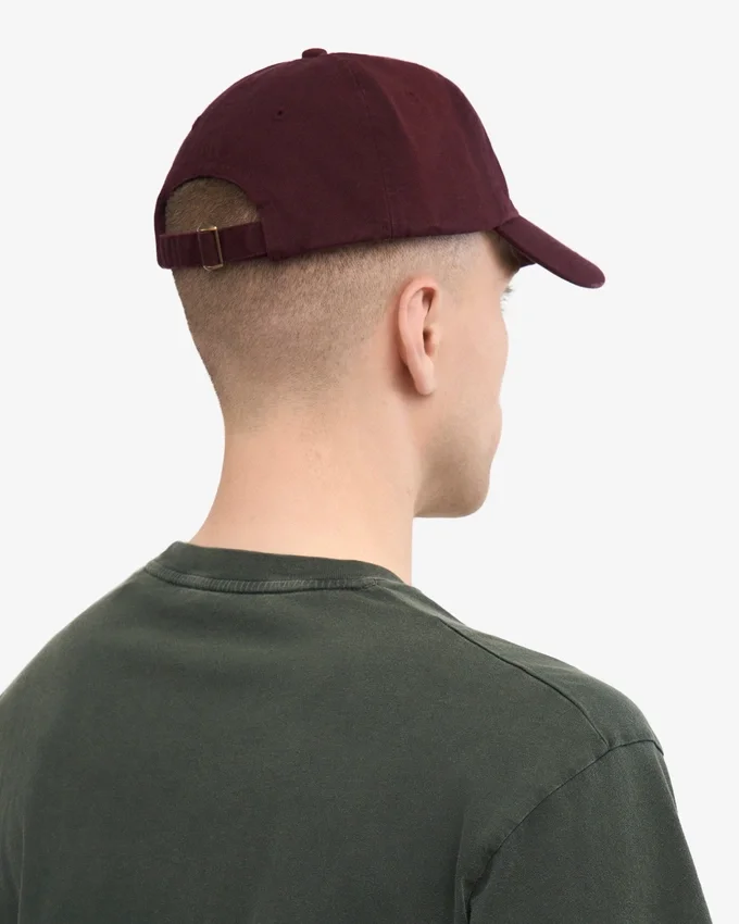 Casquette en coton bio - Rouge sang de bœuf