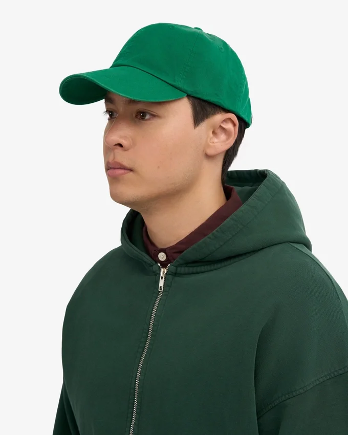 Casquette en coton bio - Vert Kelly