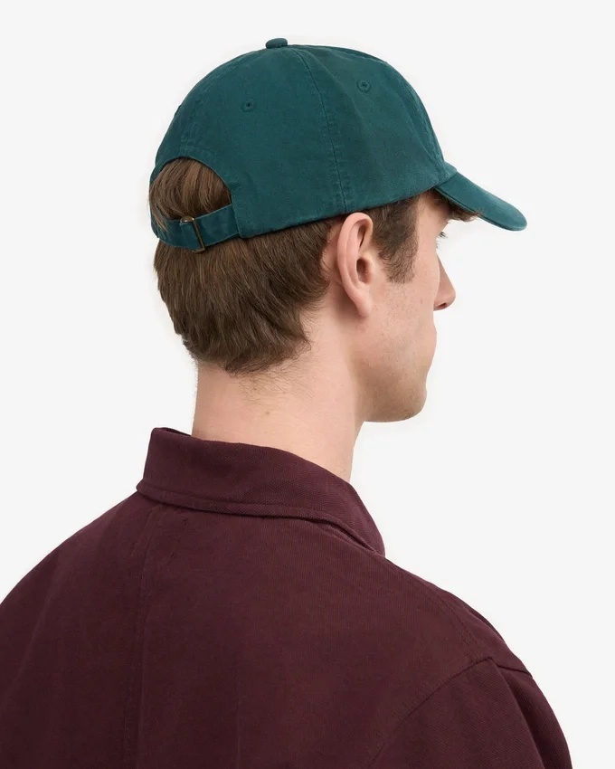 Casquette en coton bio - Vert océan