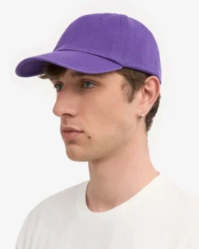 Casquette en coton bio – Violet ultra