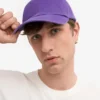 Casquette en coton bio - Violet ultra