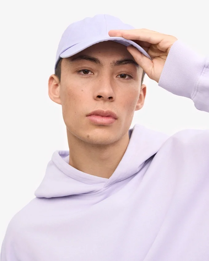Casquette en coton biologique - Lavande pâle