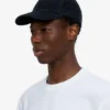 Casquette en velours côtelé bio - Bleu marine