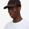Casquette en velours côtelé bio - Marron café