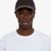 Casquette en velours côtelé bio - Marron café