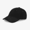 Casquette en velours côtelé bio - Noir intense