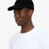 Casquette en velours côtelé bio - Noir intense