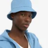 Chapeau bob en coton bio - Bleu bord de mer