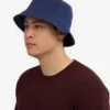 Chapeau bob en coton bio - Bleu marine