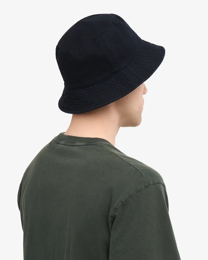 Chapeau bob en coton bio – Bleu marine
