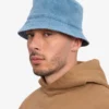 Chapeau bob en coton bio - Indigo délavé