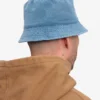 Chapeau bob en coton bio - Indigo délavé