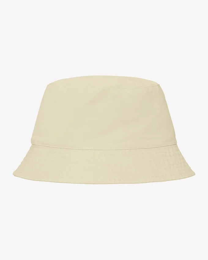 Chapeau bob en coton bio - Jaune pâle