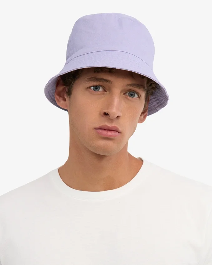 Chapeau bob en coton bio – Lavande pâle