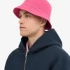 Chapeau bob en coton bio - Rose bubble-gum