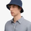 Chapeau bob en coton biologique - Bleu pétrole