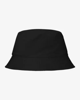 Chapeau bob en coton biologique - Noir intense