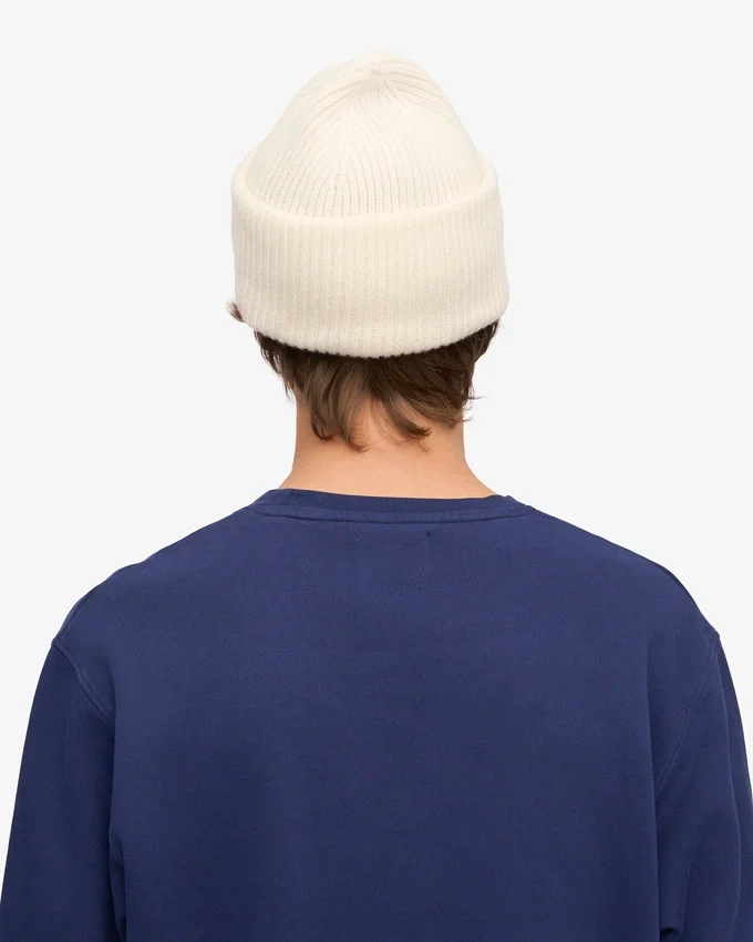 Chapeau en laine mérinos - Blanc optique