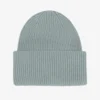 Chapeau en laine mérinos - Bleu acier