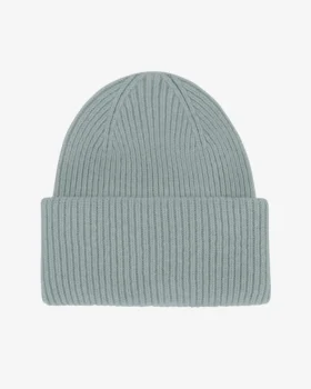 Chapeau en laine mérinos - Bleu acier