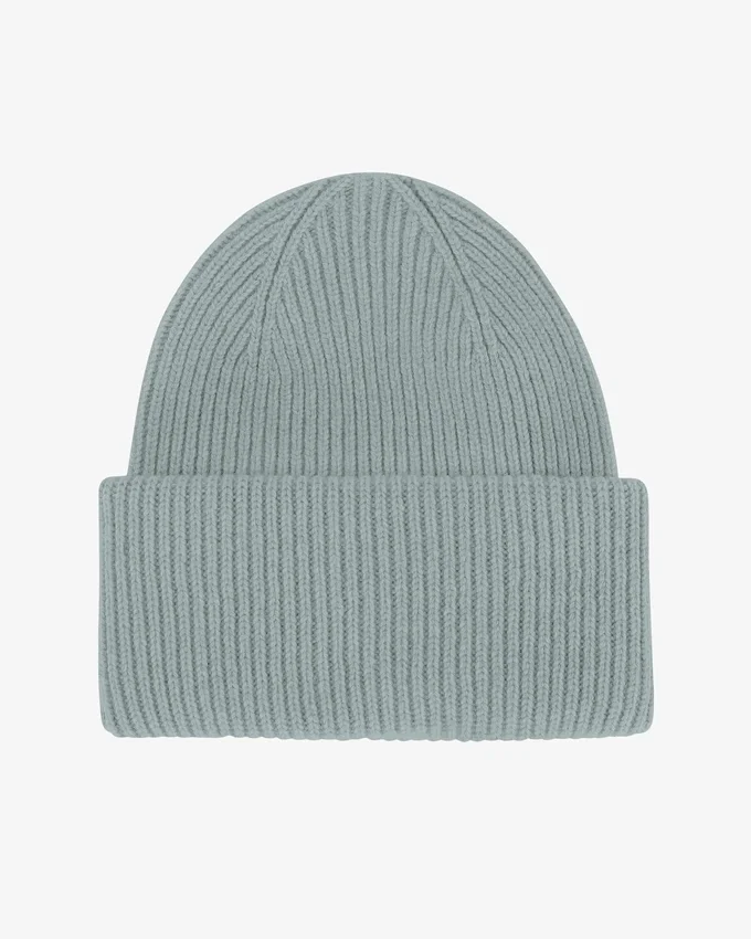 Chapeau en laine mérinos - Bleu acier