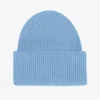 Chapeau en laine mérinos - Bleu bord de mer