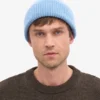 Chapeau en laine mérinos - Bleu bord de mer
