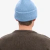 Chapeau en laine mérinos - Bleu bord de mer