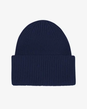 Chapeau en laine mérinos - Bleu marine
