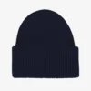Chapeau en laine mérinos - Bleu marine