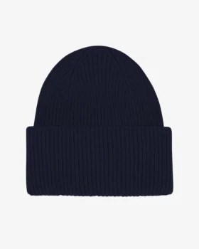 Chapeau en laine mérinos - Bleu marine