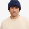Chapeau en laine mérinos - Bleu marine