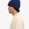 Chapeau en laine mérinos - Bleu marine