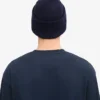 Chapeau en laine mérinos - Bleu marine