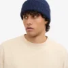 Chapeau en laine mérinos - Bleu marine
