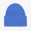 Chapeau en laine mérinos - Bleu Pacifique