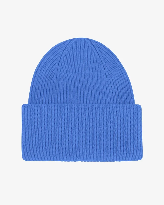 Chapeau en laine mérinos - Bleu Pacifique