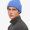 Chapeau en laine mérinos - Bleu Pacifique